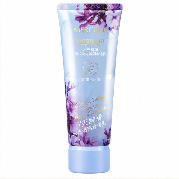 MERCILEN Water Light Body Lotion — label closeup