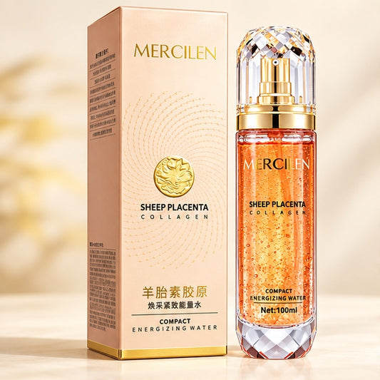 MERCILEN Sheep Placenta Collagen Compact Energizing Water — 100 ml — clear front packaging