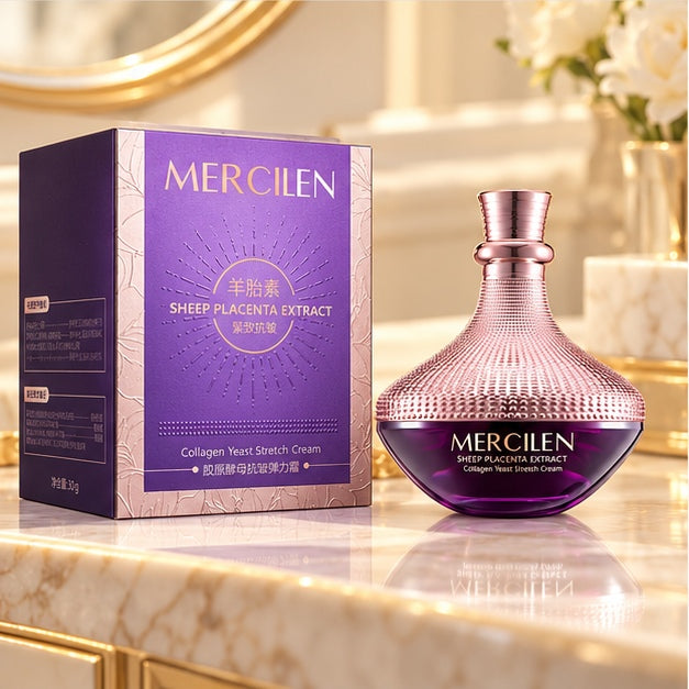 MERCILEN Sheep Placenta Extract Collagen Yeast Stretch Cream — vanity product photo