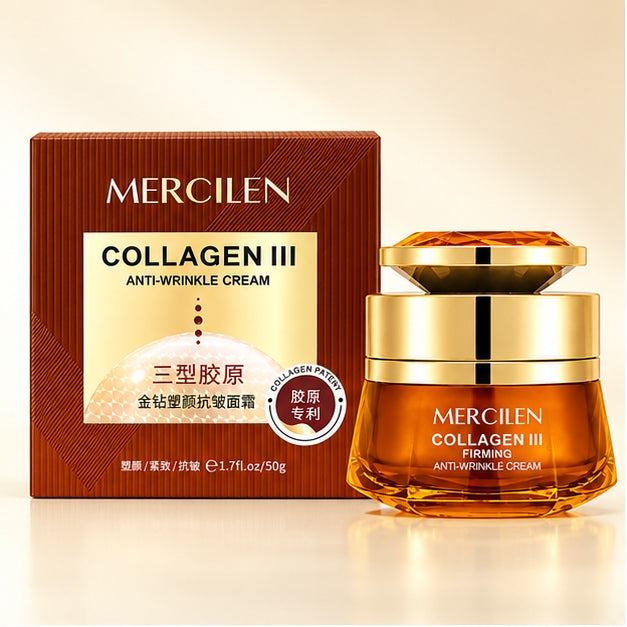 MERCILEN Collagen III Anti-Wrinkle Cream — 50 g — clear front packaging