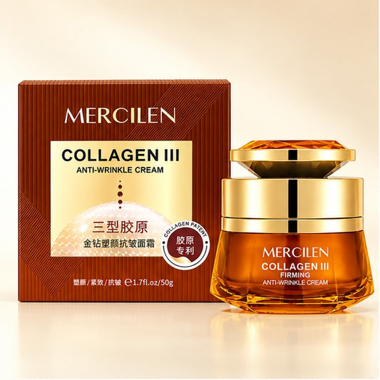 MERCILEN Collagen III Anti-Wrinkle Cream — 50 g — clear front packaging