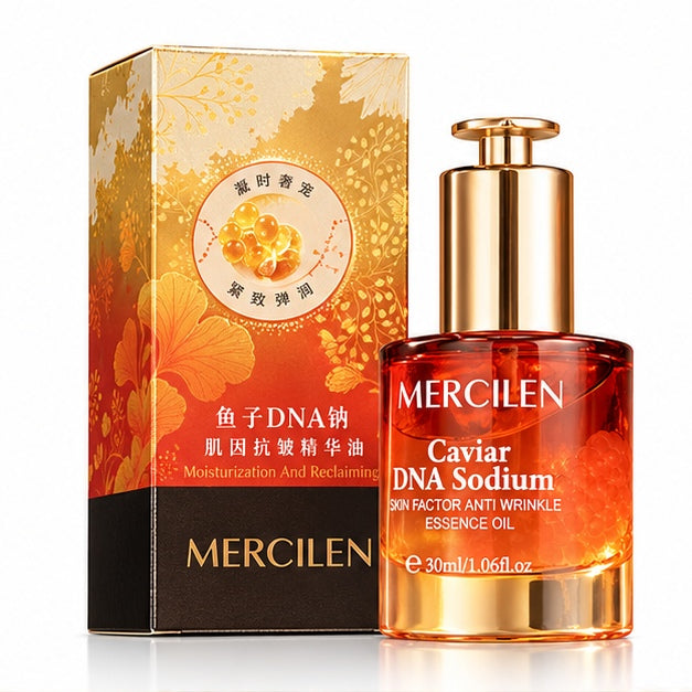 MERCILEN Caviar DNA Sodium Essence Oil — front packaging