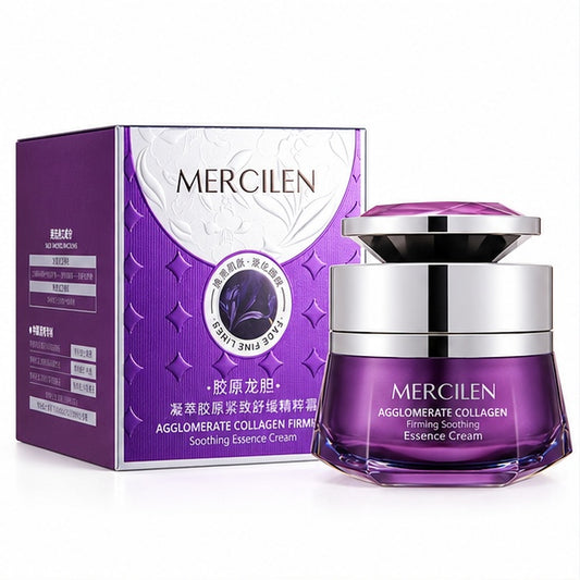 MERCILEN Agglomerate Collagen Firming Soothing Essence Cream — front packaging