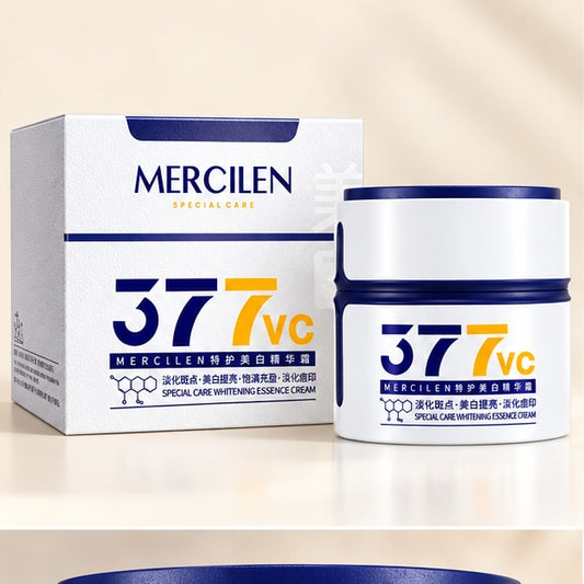 MERCILEN 377 VC Special Care Whitening Essence Cream — 50 g — clear front packaging