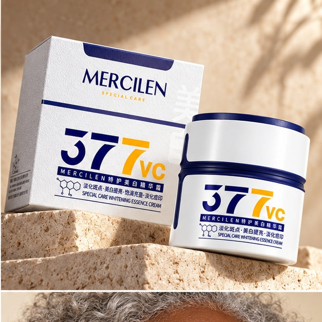 MERCILEN 377 VC Special Care Whitening Essence Cream — 50 g — product editorial view
