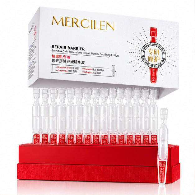 MERCILEN Repair Barrier Soothing Lotion Ampoules — front packaging