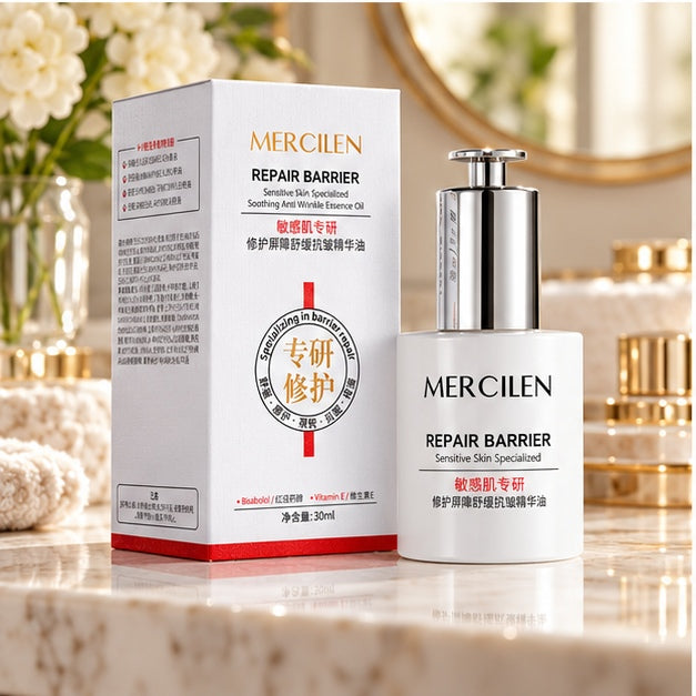 MERCILEN Repair Barrier Soothing Anti-Wrinkle Essence Oil — vanity product photo