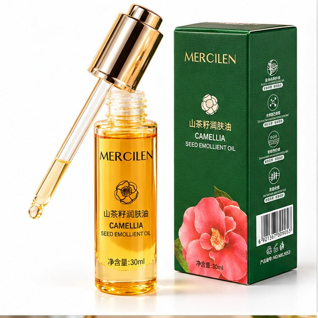 MERCILEN Camellia Seed Emollient Oil — front packaging
