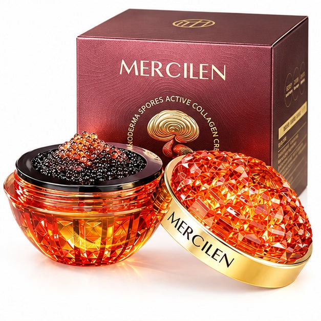 MERCILEN Ganoderma Spores Active Collagen Cream — front packaging