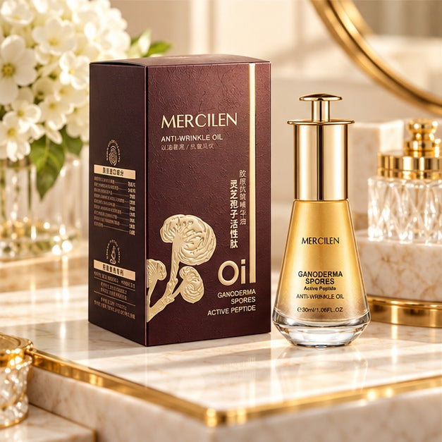 MERCILEN Ganoderma Spores Active Peptide Anti-Wrinkle Oil — vanity product photo