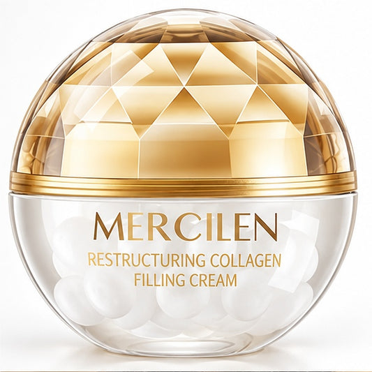 MERCILEN Restructuring Collagen Filling Cream — label closeup