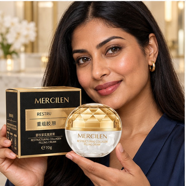 MERCILEN Restructuring Collagen Filling Cream — 70 g lifestyle photograph