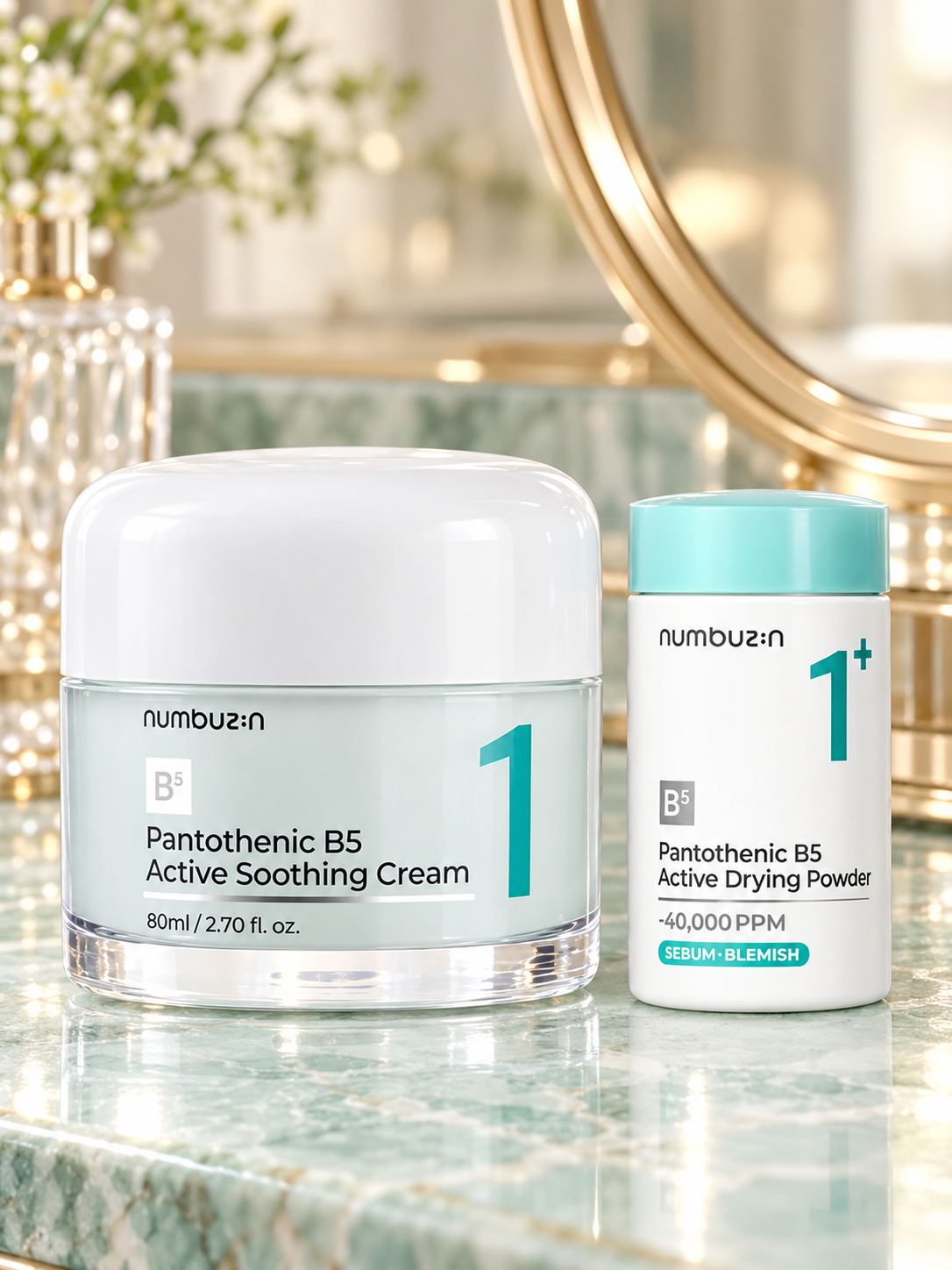Numbuzin No.1 B5 cream and powder set