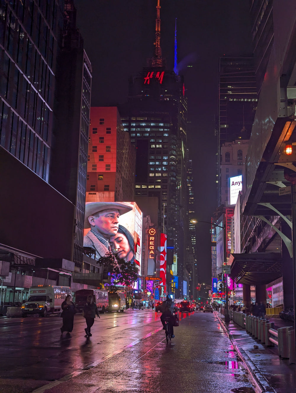 Times Square, New York City at night