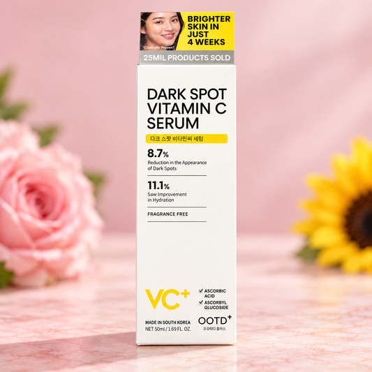 OOTD VC+ Dark Spot Vitamin C Serum 50ml close-up carton