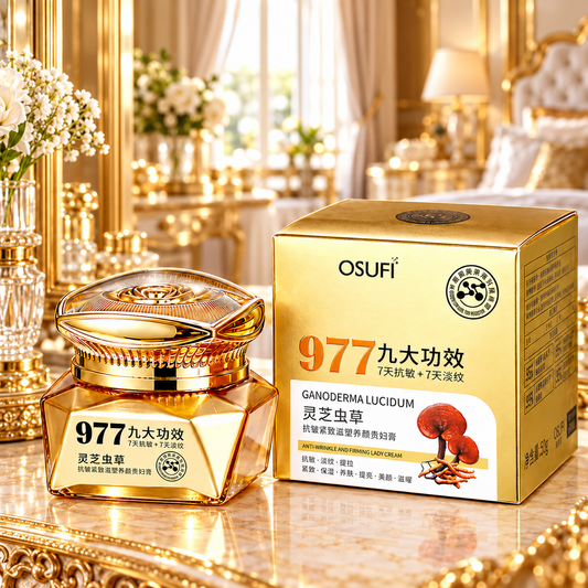 OSUFI 977 Ganoderma Lucidum Cream — Facial Moisture Care, 50 g in a luxurious product-only setting