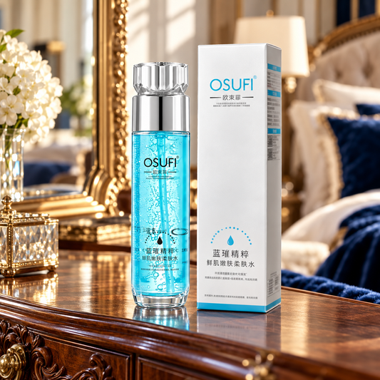 OSUFI Facial Toner — luxury dresser product portrait