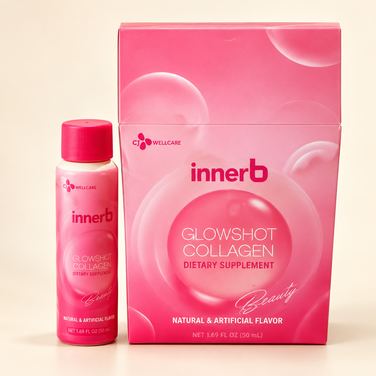 CJwellcare innerb Glowshot Collagen — cleaned product photograph