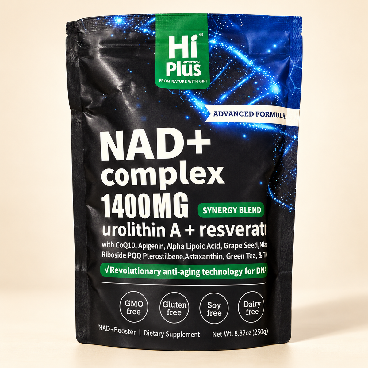 Hi Plus NAD+ Complex 1400MG — cleaned product photograph