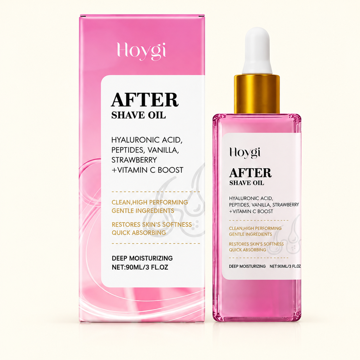 Clean product packaging photograph