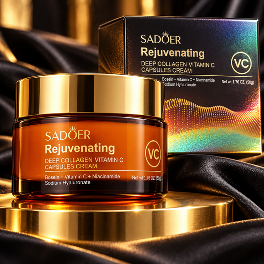 SADOER Rejuvenating Deep Collagen Vitamin C Capsules Cream 50 g