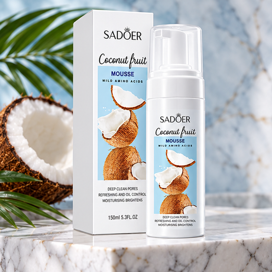 SADOER Coconut Fruit Cleansing Mousse — 150 ml — product hero