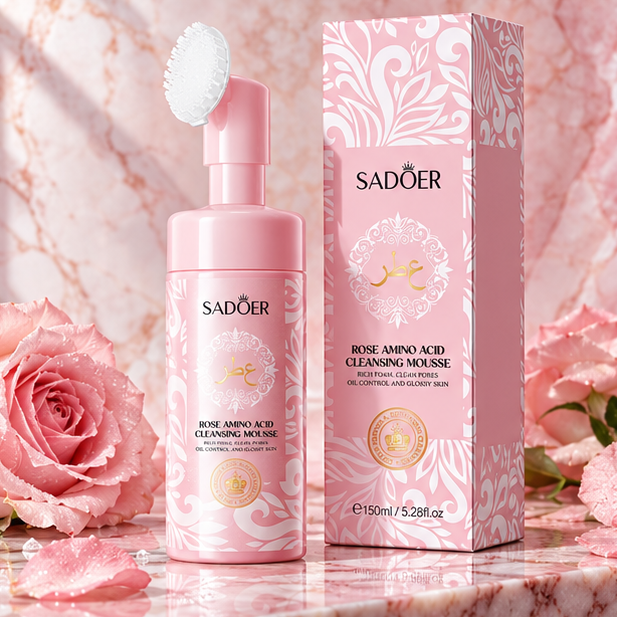 SADOER Rose Amino Acid Cleansing Mousse — 150 ml — product hero