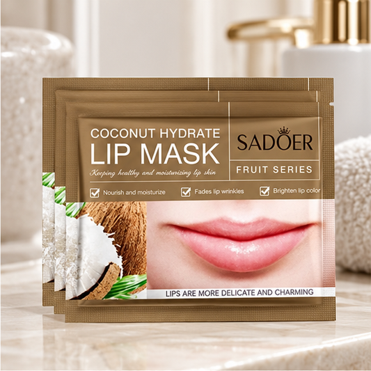 SADOER Coconut lip masks — single packet detail