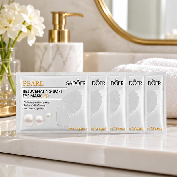 SADOER Pearl Rejuvenating Soft Eye Masks — 5 Sachets — product view 2