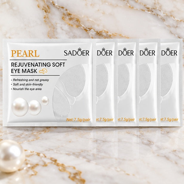 SADOER Pearl Rejuvenating Soft Eye Masks — 5 Sachets — product view 3