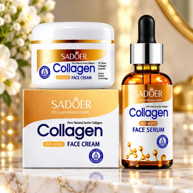 SADOER Collagen Face Cream & Serum Set — product view 1