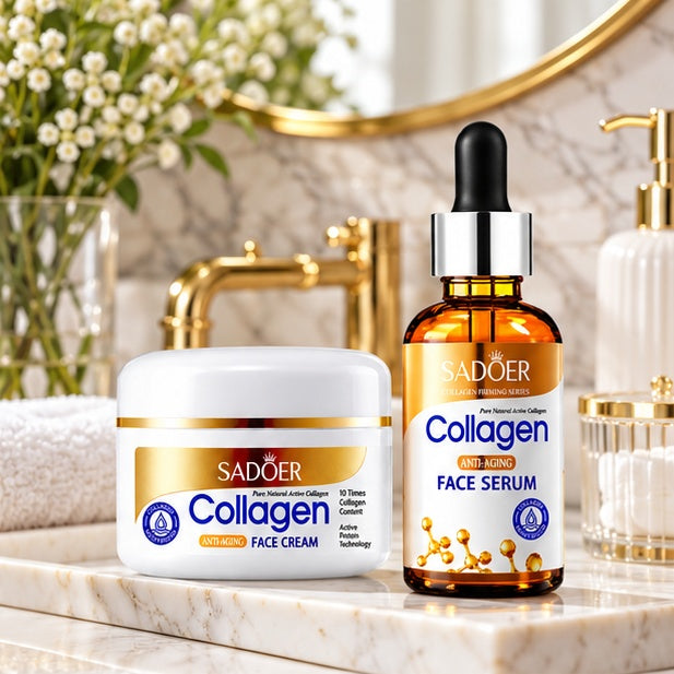 SADOER Collagen Face Cream & Serum Set — product view 2