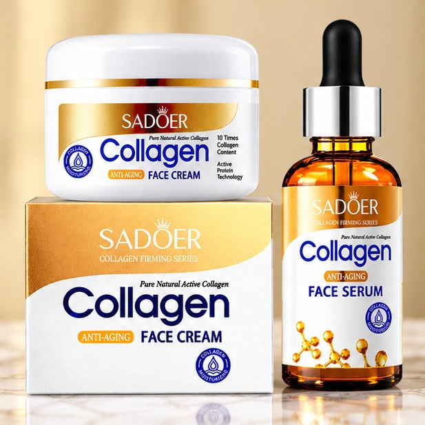SADOER Collagen Face Cream & Serum Set — product view 3