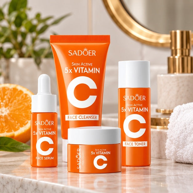SADOER 5x Vitamin C Travel Skincare Set — 4 Pieces — product view 2