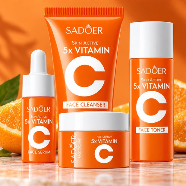 SADOER 5x Vitamin C Travel Skincare Set — 4 Pieces — product view 3