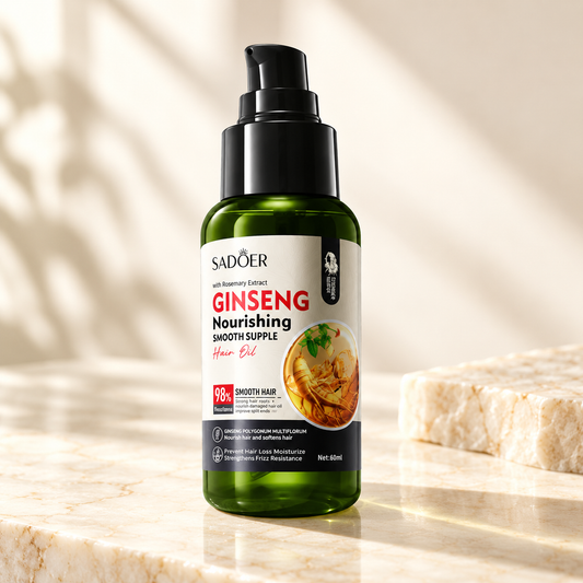 SADOER Ginseng Nourishing Hair Oil, one 60 ml bottle