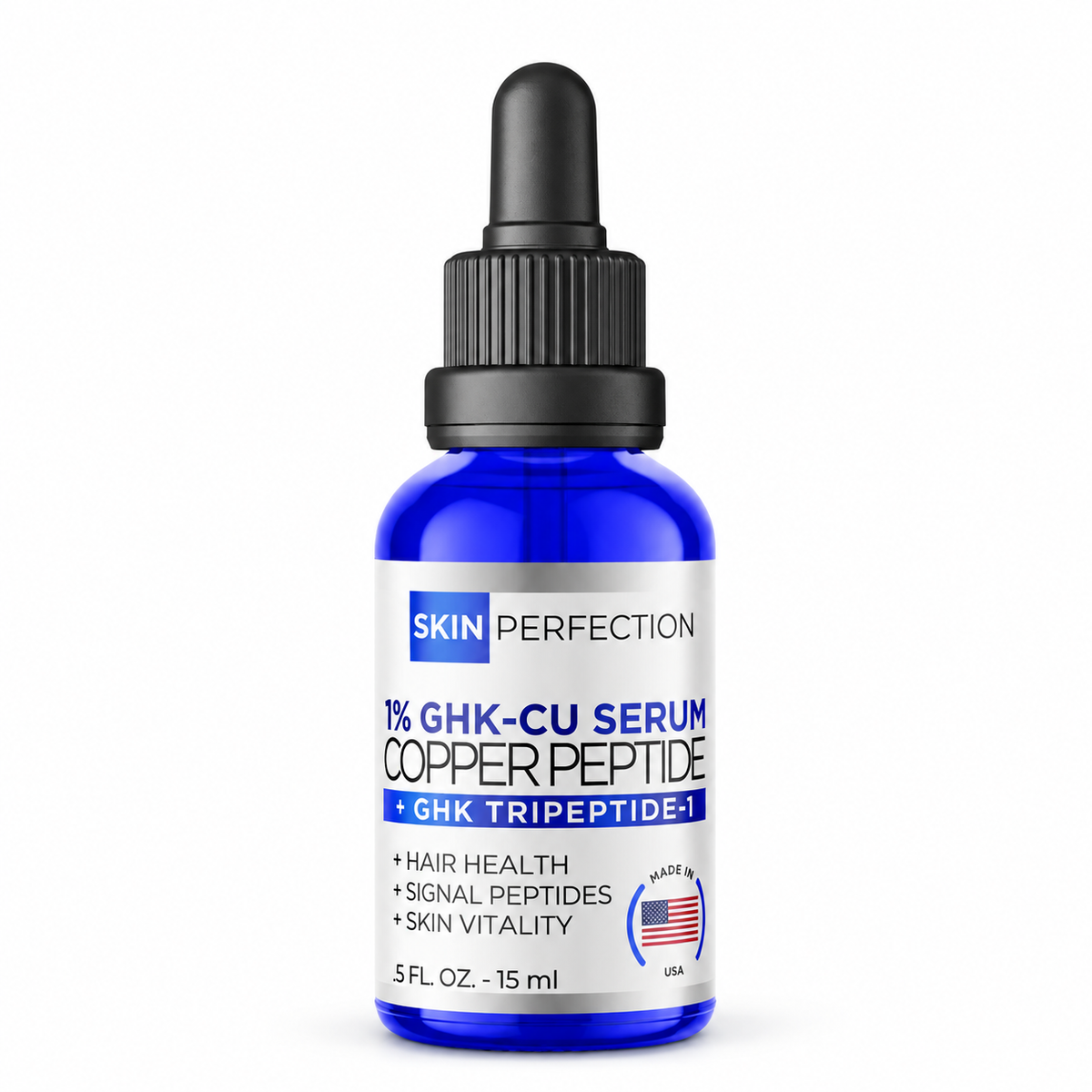 Skin Perfection GHK-CU Copper Peptide Serum bottle
