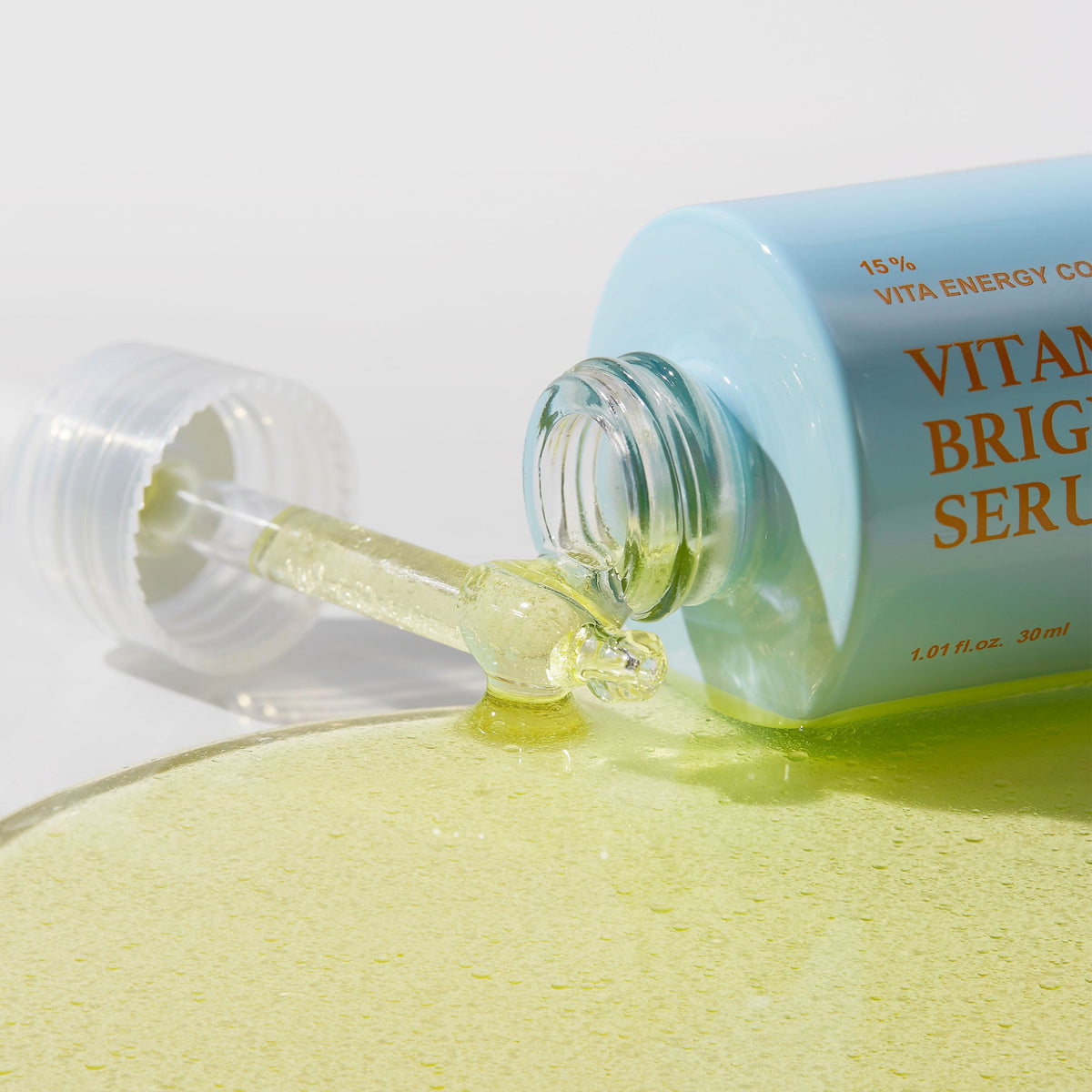 SKIN&LAB Vitamin C Brightening Serum 30 ml — bottle and serum detail