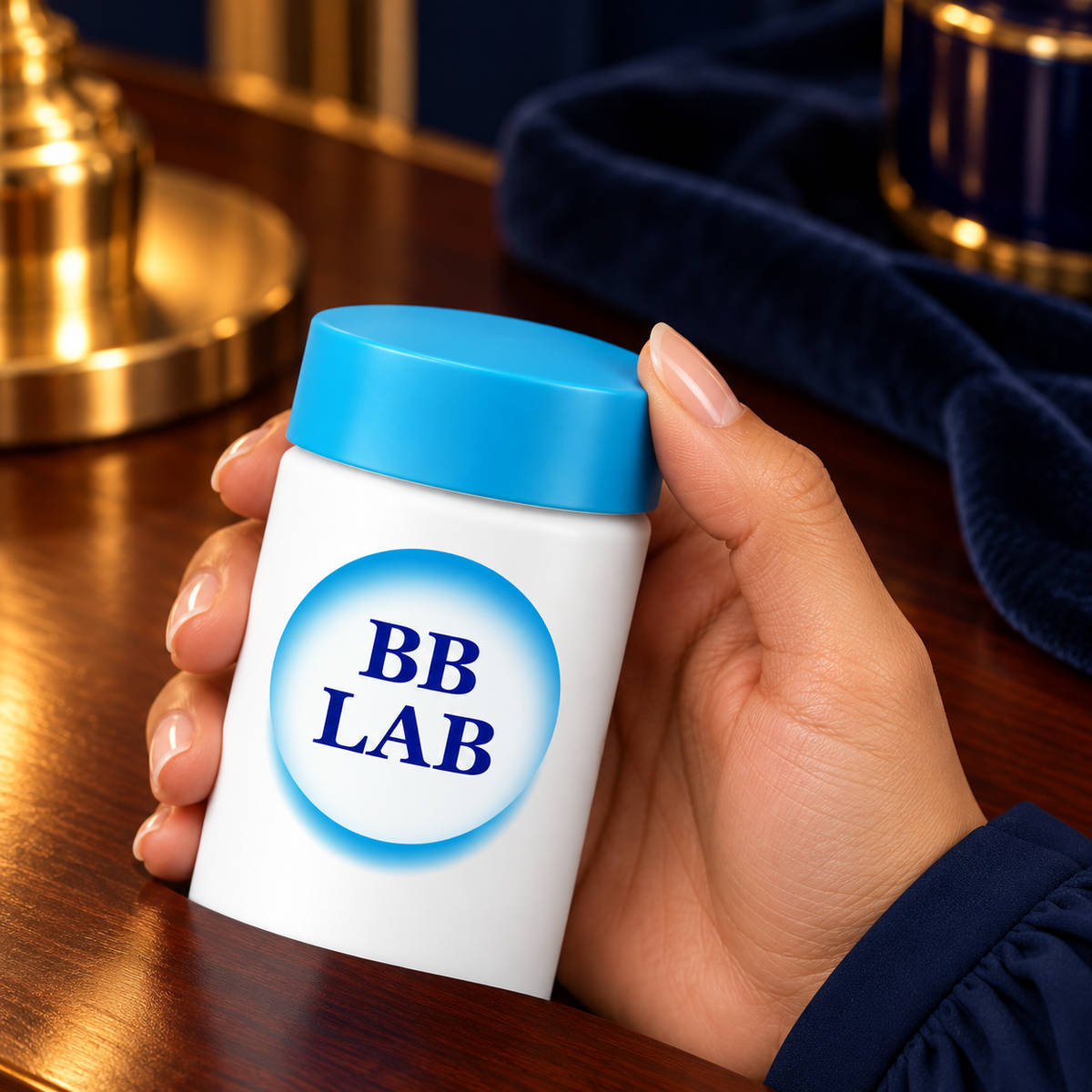BB LAB White Up Plus 30 Tablets — closed cap and container detail