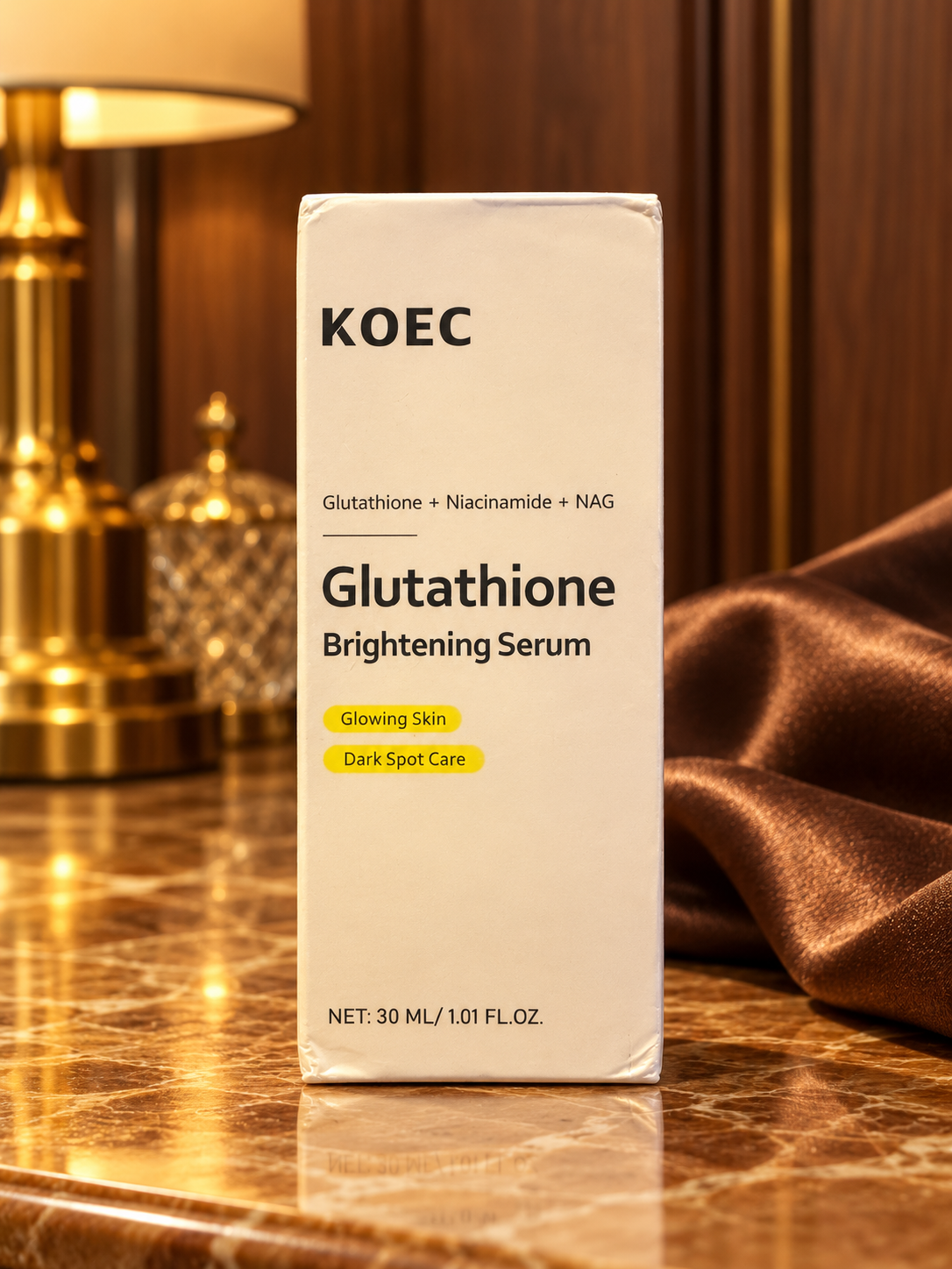 KOEC Glutathione Brightening Serum 30 ml — carton