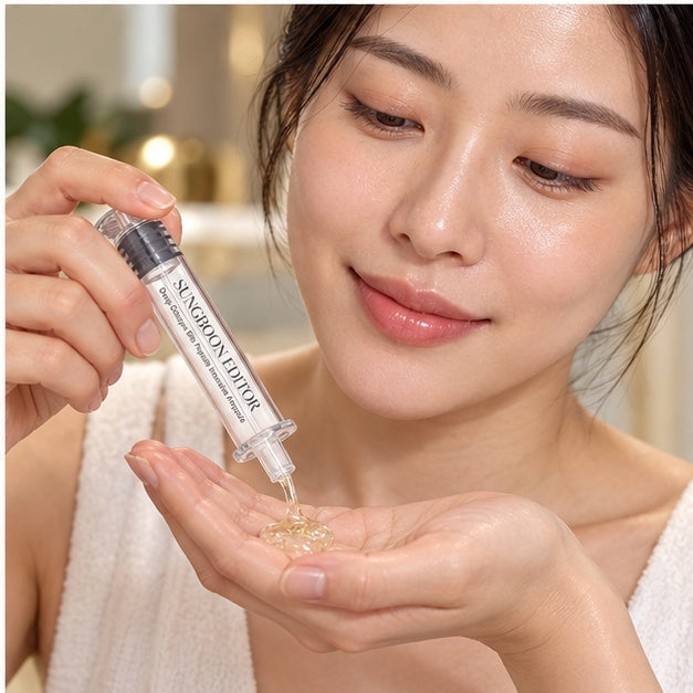 Sungboon Editor Deep Collagen Silk Peptide Intensive Ampoule — 40 ml — adult using the product