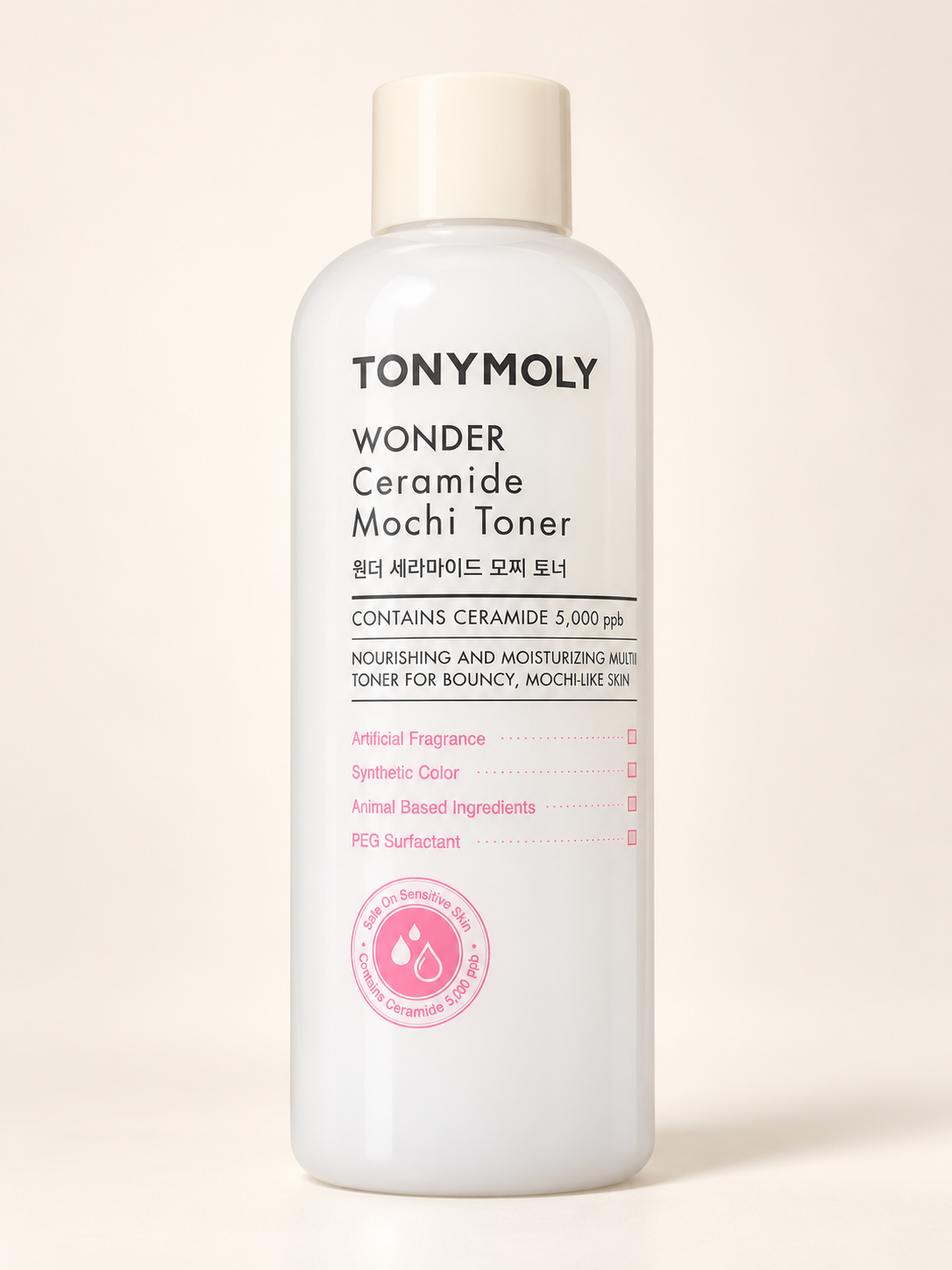 TONYMOLY Wonder Ceramide Mochi Toner bottle