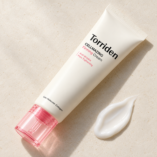 TORRIDEN Cellmazing Collagen Cream — Moisturizing & Firming Care, 60 ml — close-up laydown hero