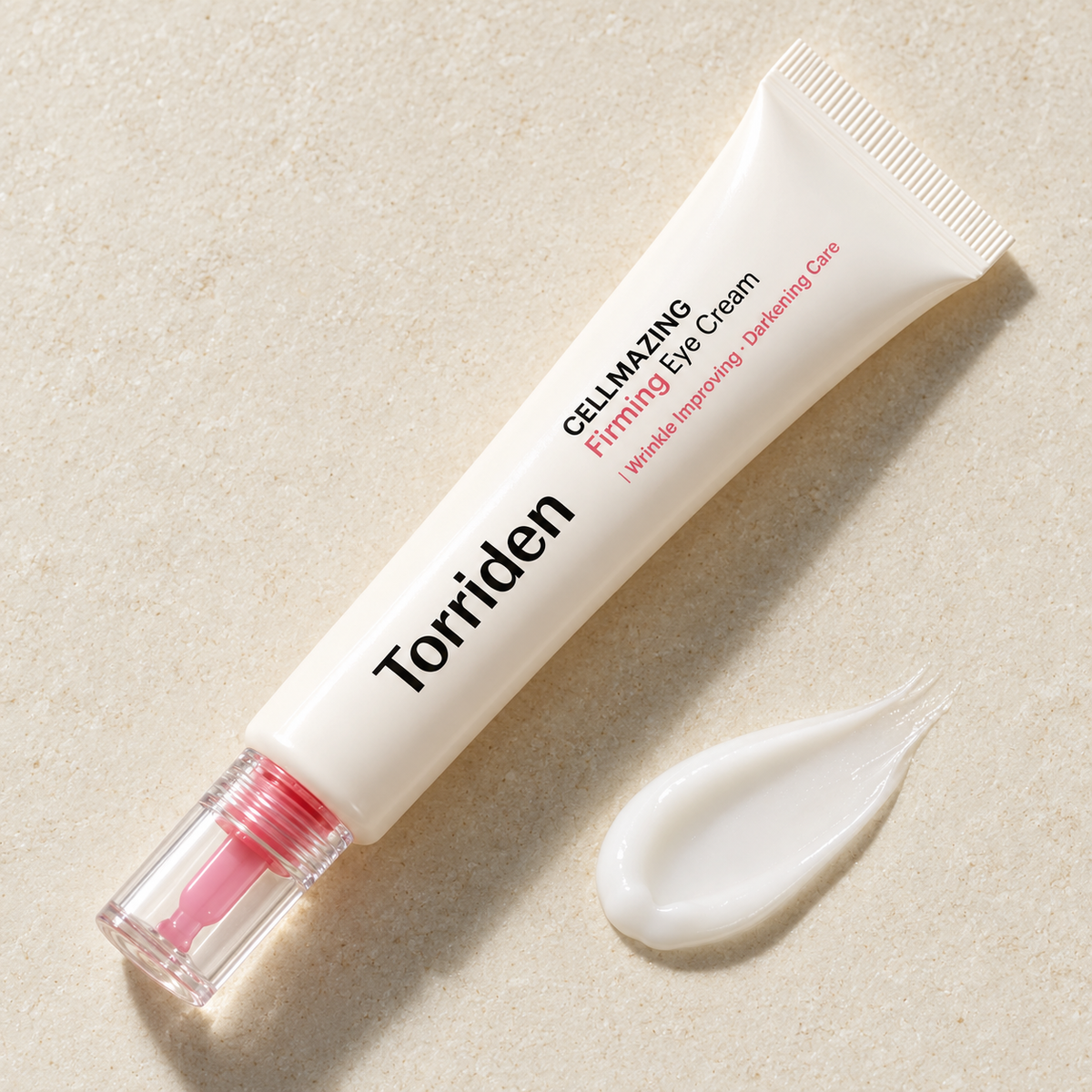 TORRIDEN Cellmazing Collagen Eye Cream — Moisturizing Eye Care, 30 ml — close-up laydown hero