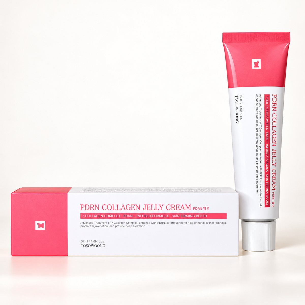 TOSOWOONG PDRN Collagen Jelly Cream 50ml tube with matching carton