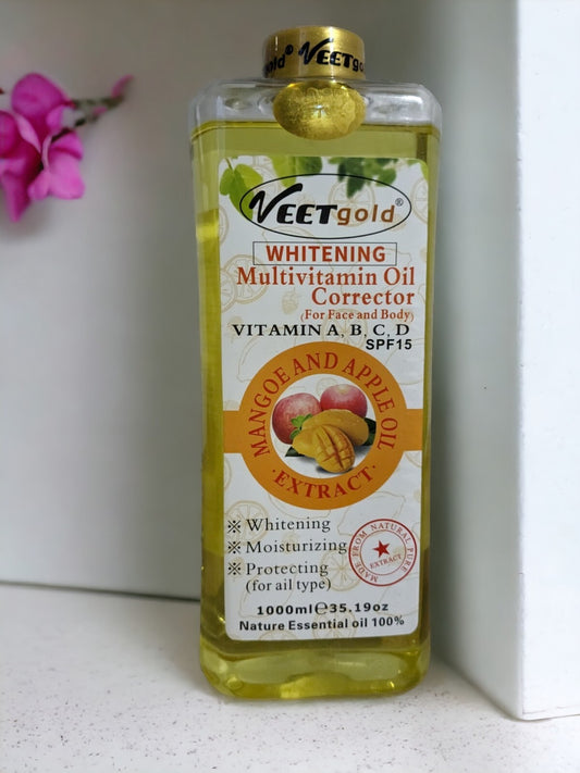 Veet Gold Multivitamin Mango and Apple Oil 1000 ml bottle
