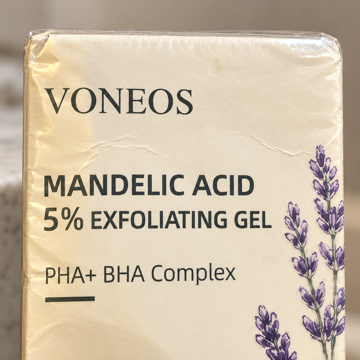 VONEOS Mandelic Acid 5% Exfoliating Gel 200 ml — brand and label detail
