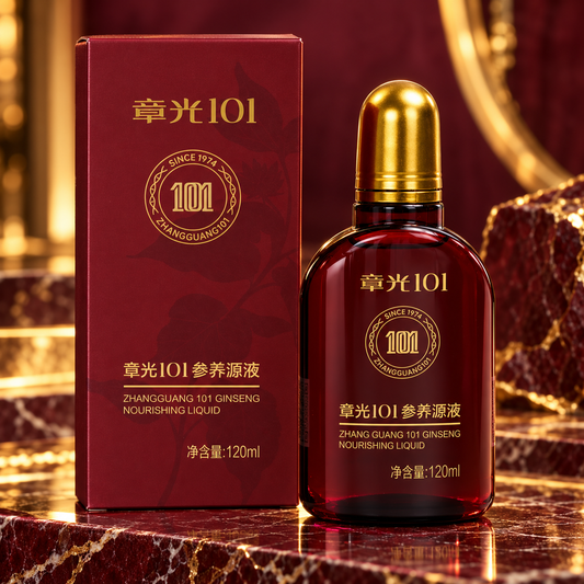 Zhangguang 101 Ginseng Nourishing Liquid 120 ml bottle and box